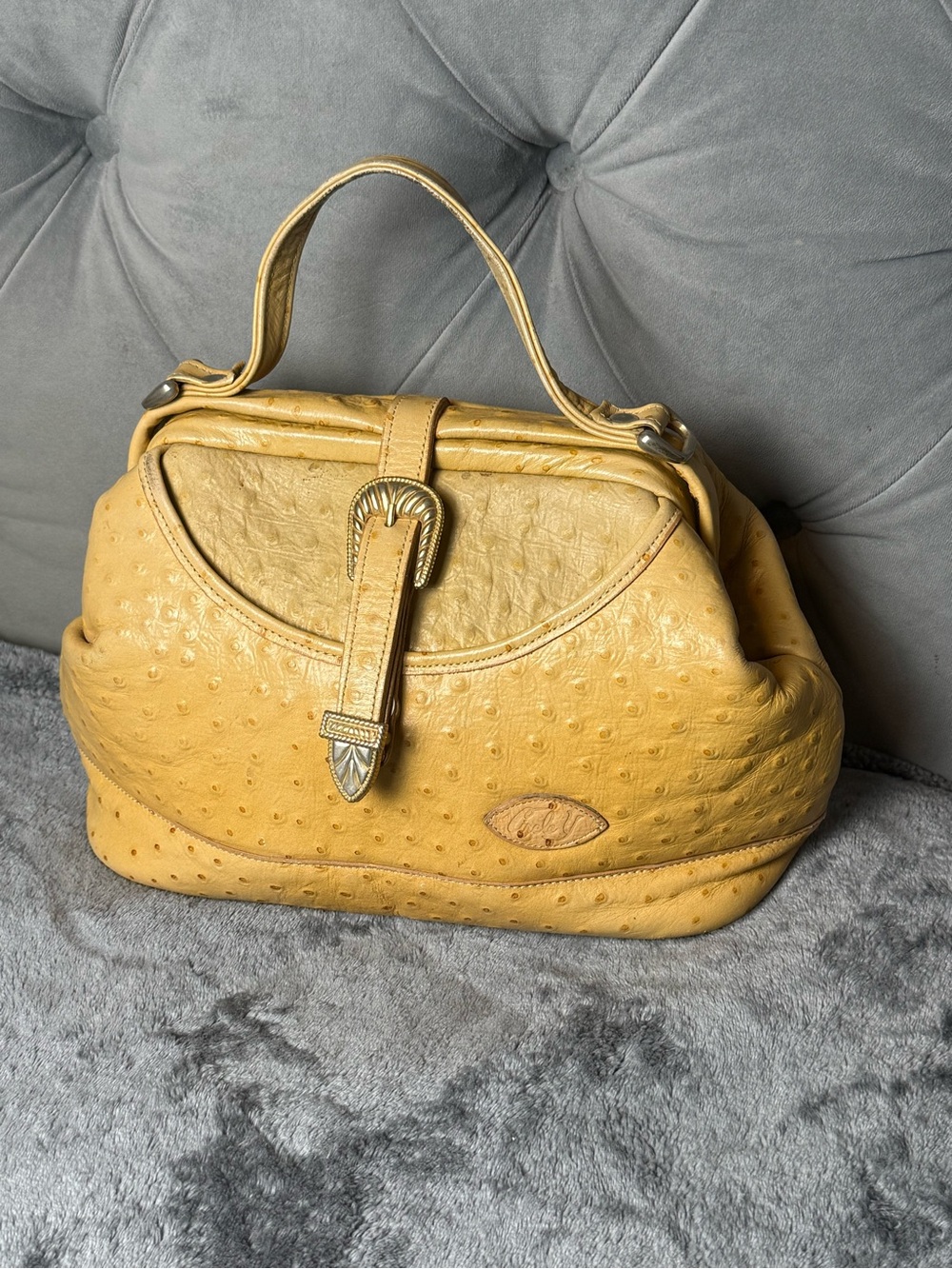 VTG Circle Y sibyl’s Collection ostrich purse